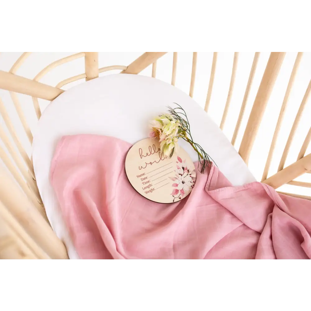 Personalised Swaddle - Pink