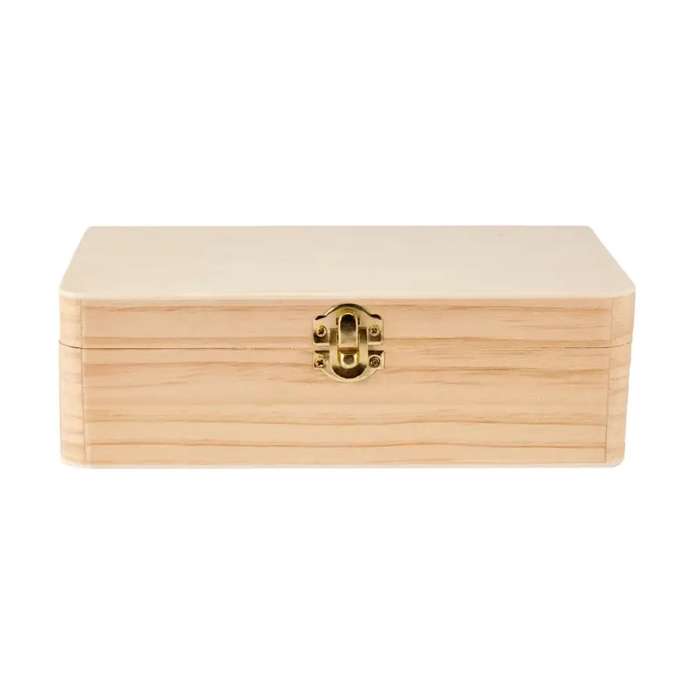 Personalised Wooden Keepsake Box - Floral Letter - Timber Tinkers