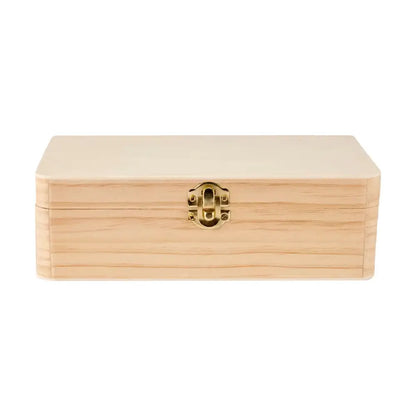 Personalised Wooden Keepsake Box - Floral Letter - Timber Tinkers