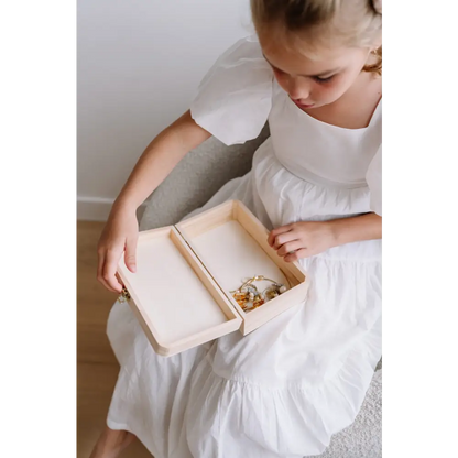 Personalised Wooden Keepsake Box - Heart