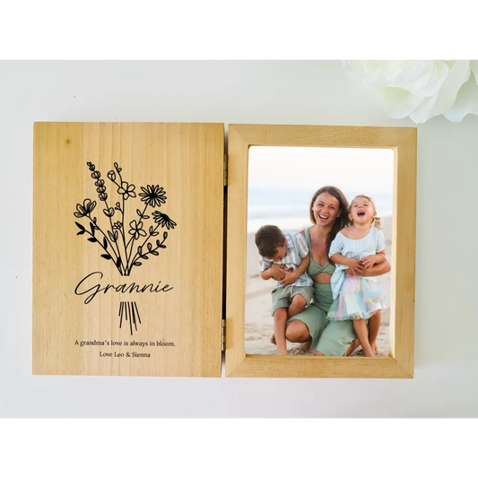 Photo Frame - Floral Bouquet - Timber Tinkers