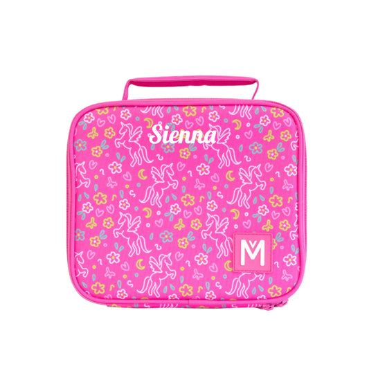 MEDIUM INSULATED LUNCH BAG - Pink Unicorn