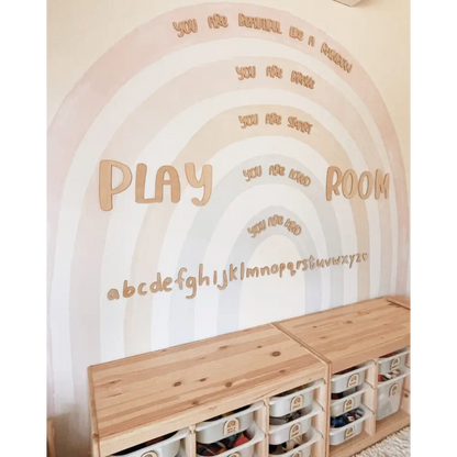 PLAY ROOM Wooden Plaque - Timber Tinkers