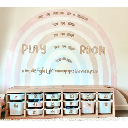 PLAY ROOM Wooden Plaque - Timber Tinkers