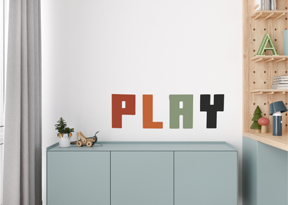 PLAY Block Sign