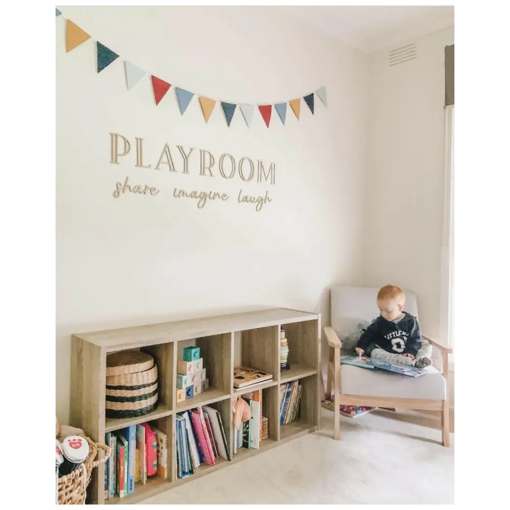 PLAYROOM - share imagine laugh plaque