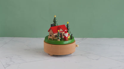 Christmas Music Box - Santa House