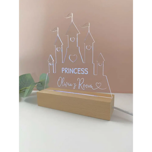 Princess Castle Night Light - Timber Tinkers