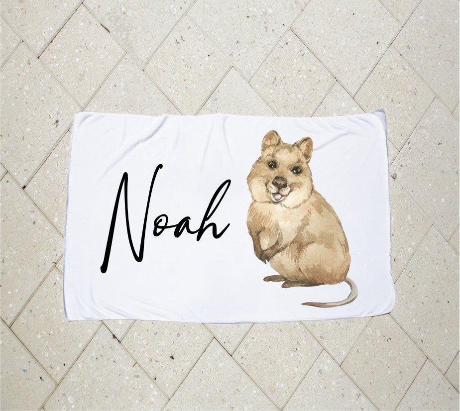 Personalised Kids Towel - Quokka