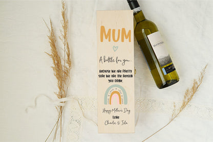 Wine Box Set - Mum Rainbow