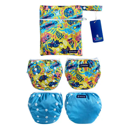 Reuseable Swim Nappy 2 Pack | Aussie Animalia