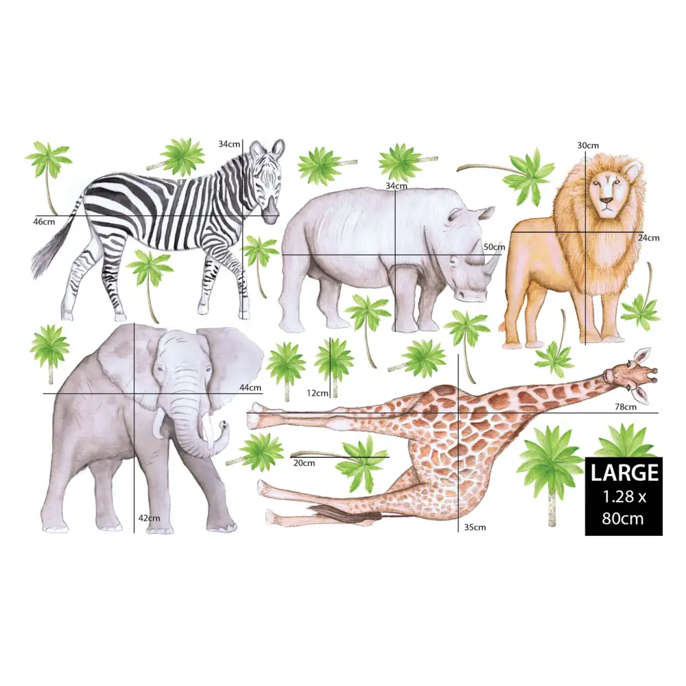 Safari African Animals - Timber Tinkers