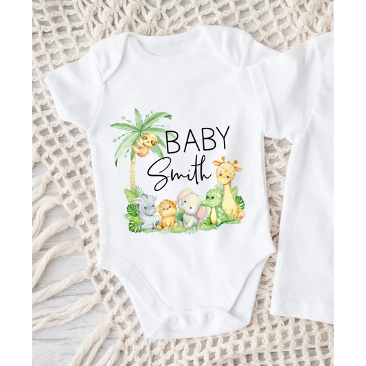 Safari Baby onesie - Timber Tinkers