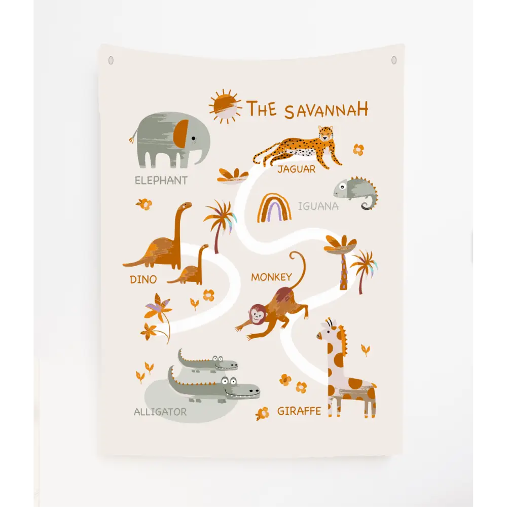 Safari Canvas Wall Hang