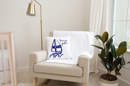 Personalised Pillowcase - Sail Boat