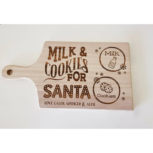 Santa Tray Serving Board - Timber Tinkers