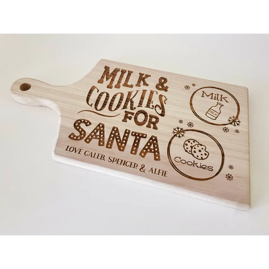 Santa Tray Serving Board - Timber Tinkers