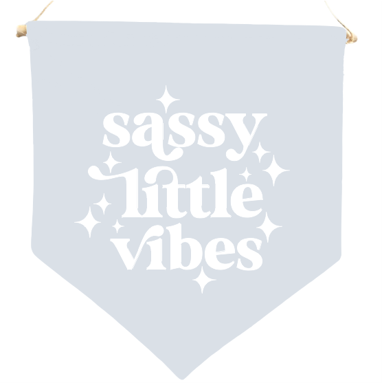 SASSY LITTLE VIBES Blue Flag