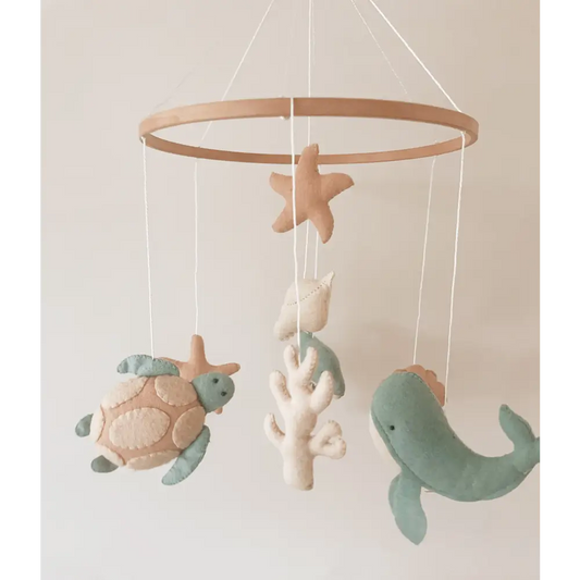 Sea Animals Nursery Mobile - Timber Tinkers