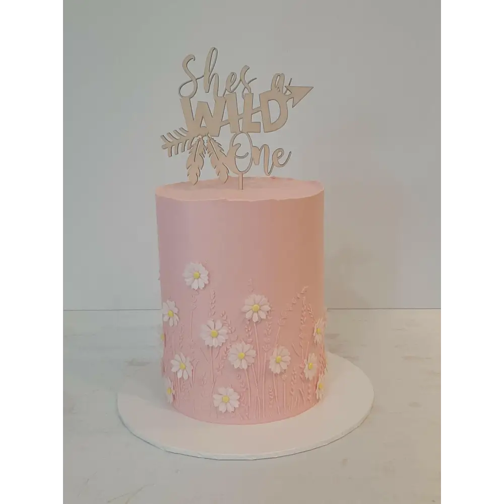 Shes a Wild One Cake Topper - Timber Tinkers