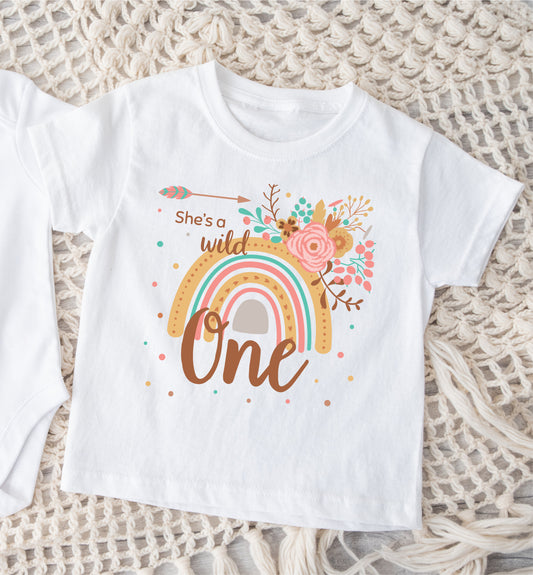 She's a wild one Birthday T-Shirt