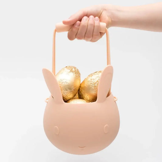 Silicone Easter Bunny Basket - Multiple Colours - Timber Tinkers