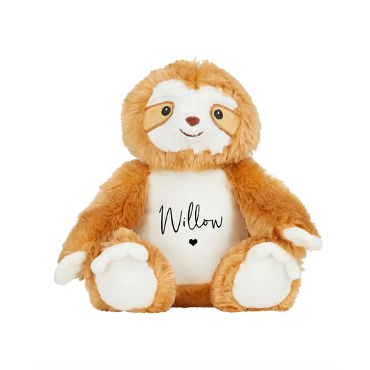 Sloth Plush - Heart - Timber Tinkers