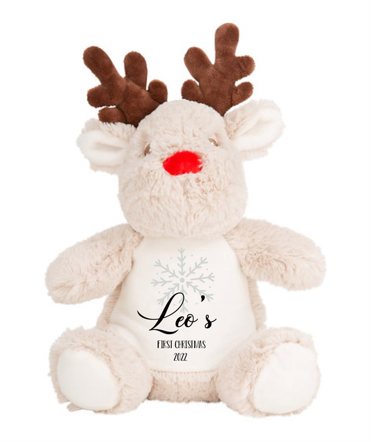 Reindeer Plush - Snowflake