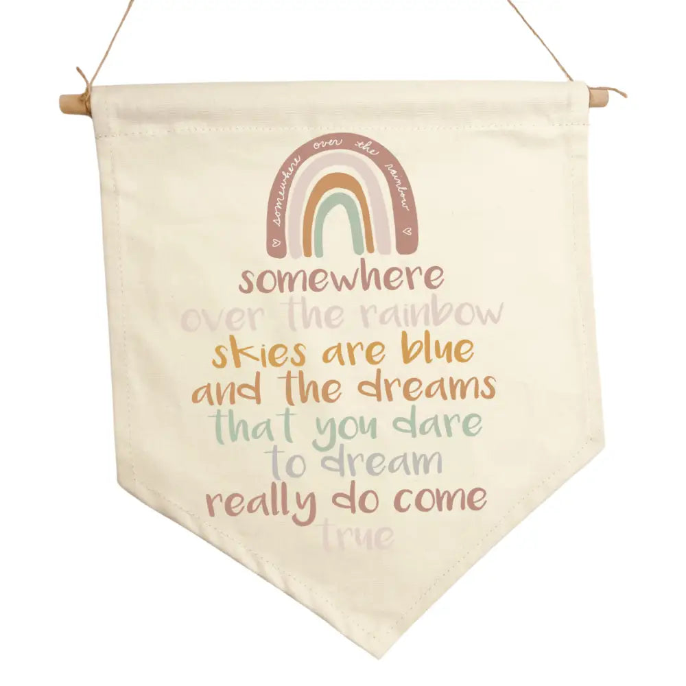 somewhere over the rainbow flag