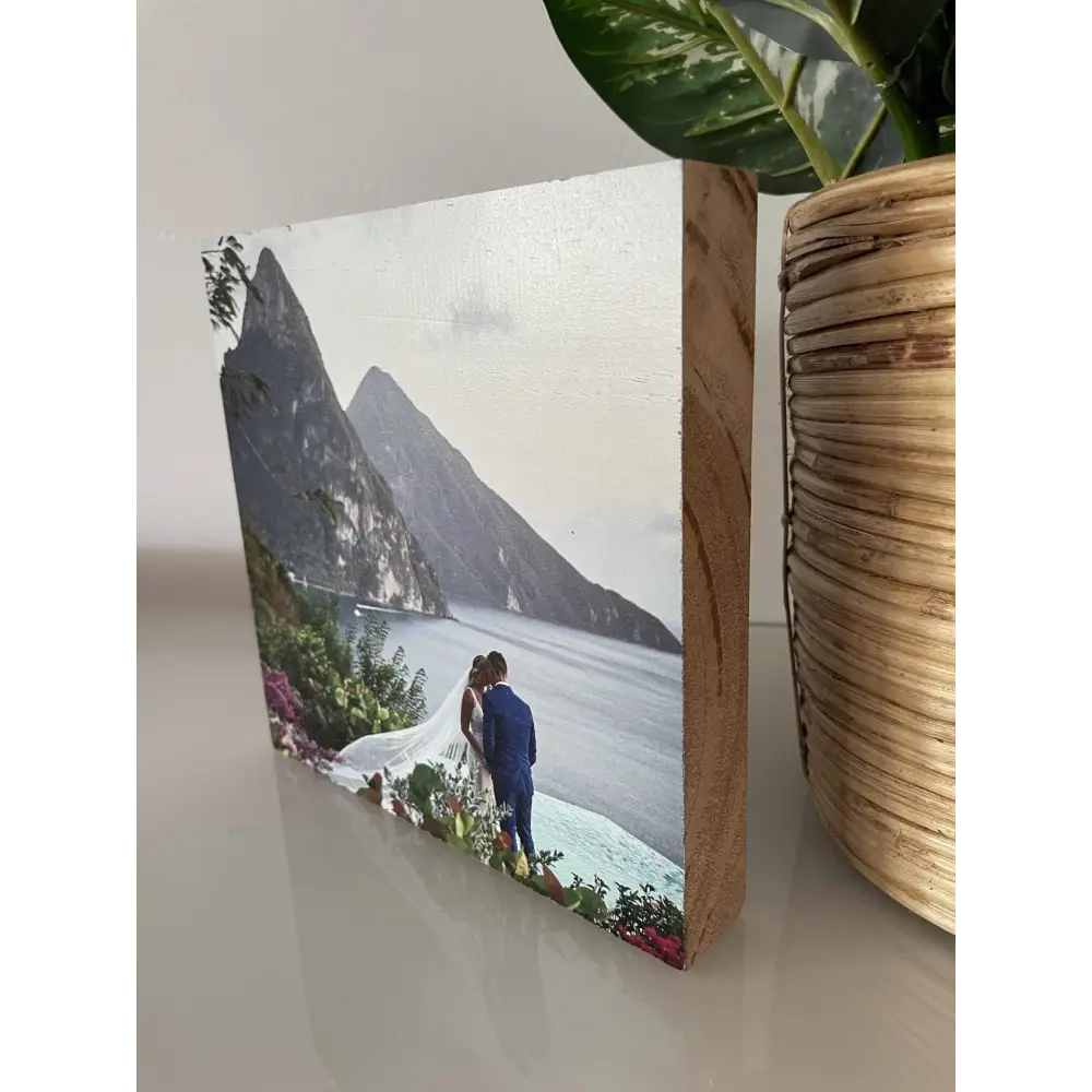 Square Wood Photo Blocks