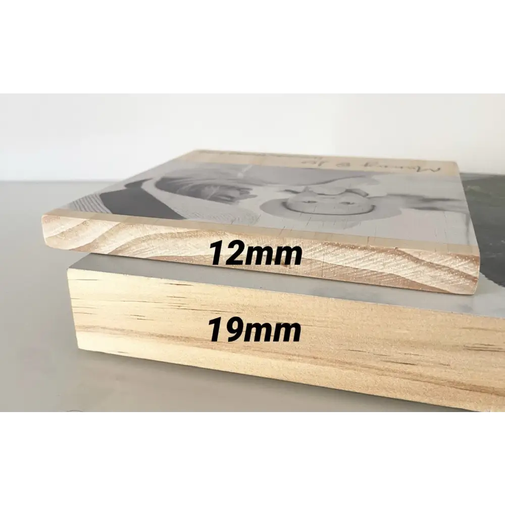 Square Wood Photo Blocks