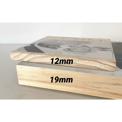 Square Wood Photo Blocks