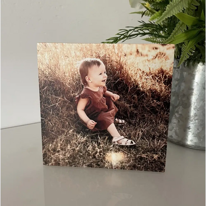 Square Wood Photo Blocks