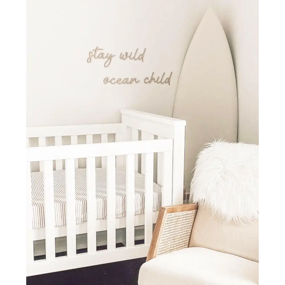 stay wild ocean child wall plaque