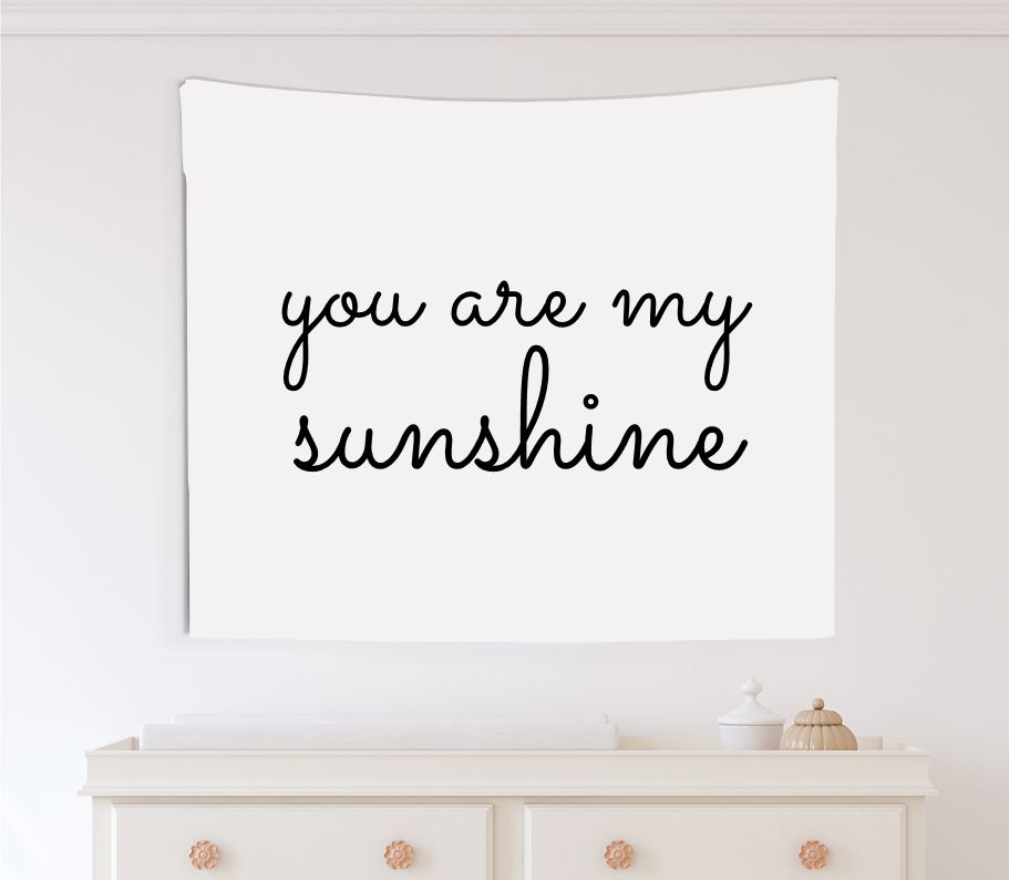 you are my sunshine Canvas Wall Hang