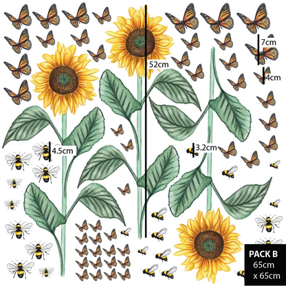 Sunflower Decal - Timber Tinkers