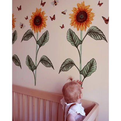 Sunflower Decal - Timber Tinkers