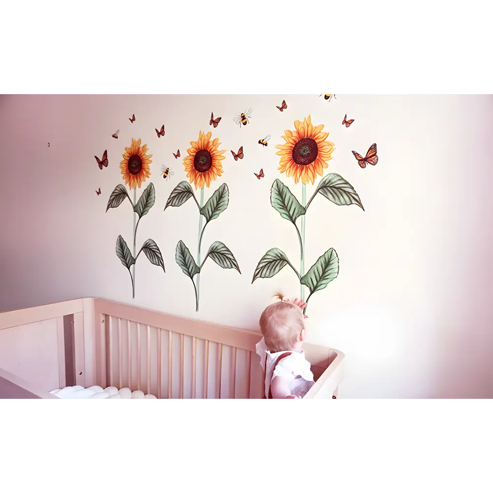 Sunflower Decal - Timber Tinkers