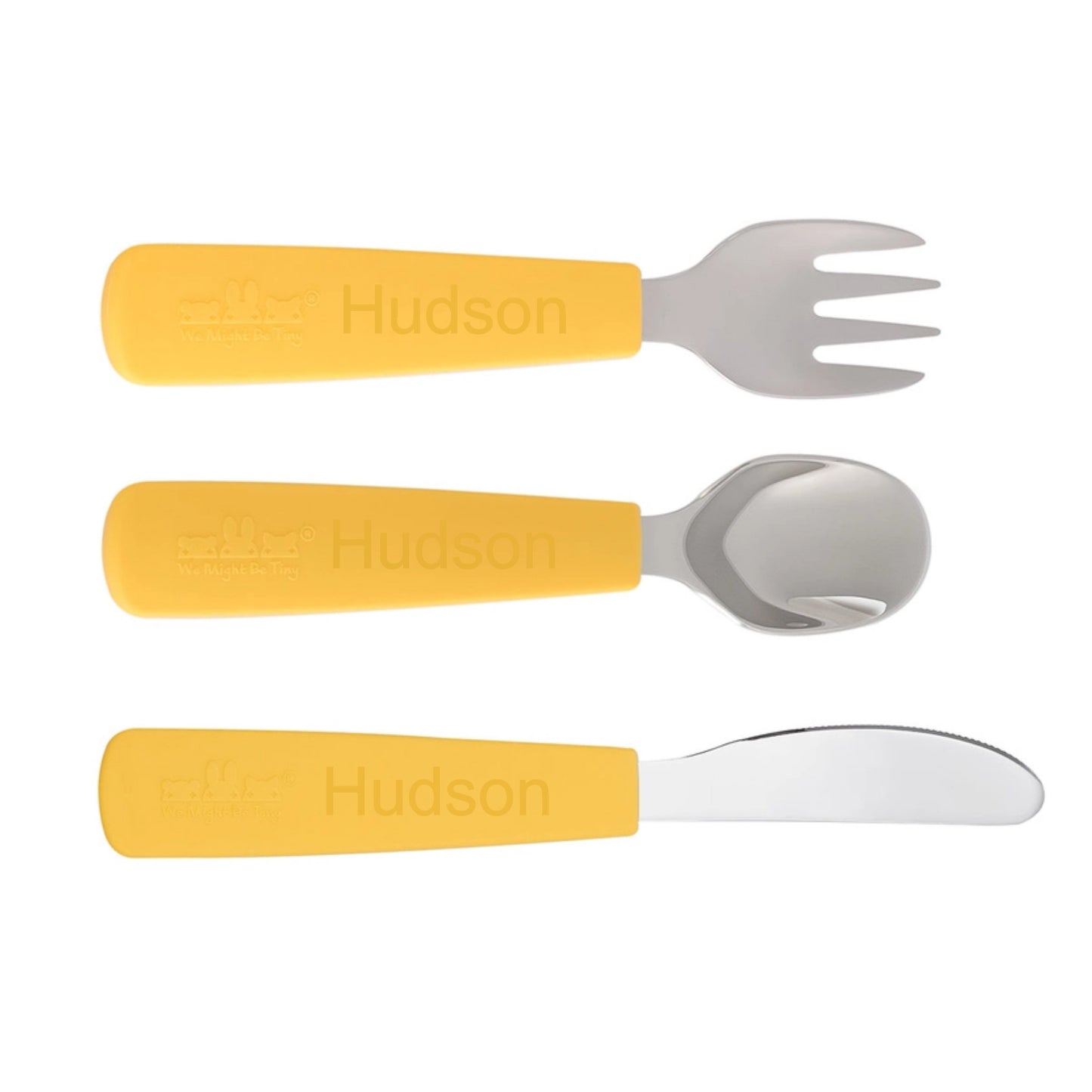 Personalised Toddler Cutlery Set - Multiple Colours