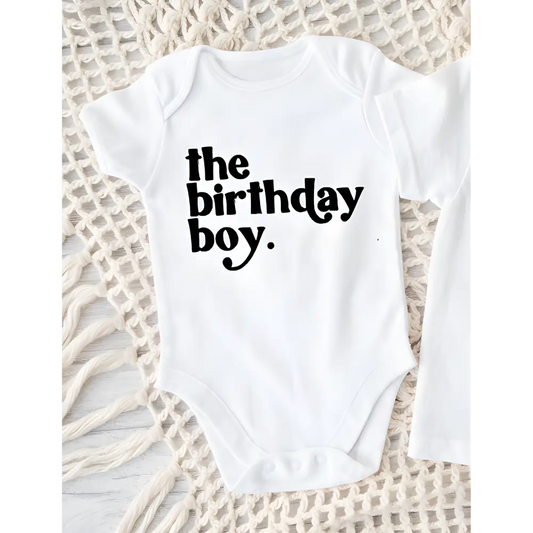 the birthday boy. Onesie/T-Shirt