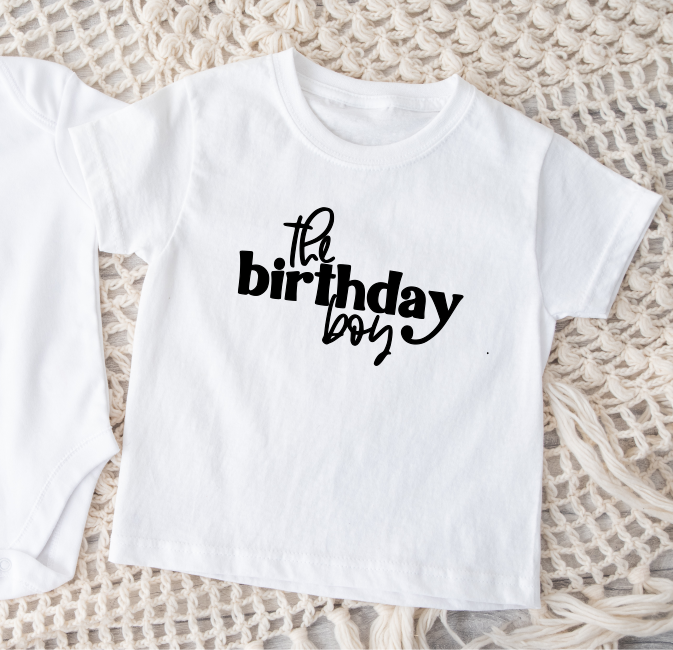 the birthday boy TSHIRT- Size 6