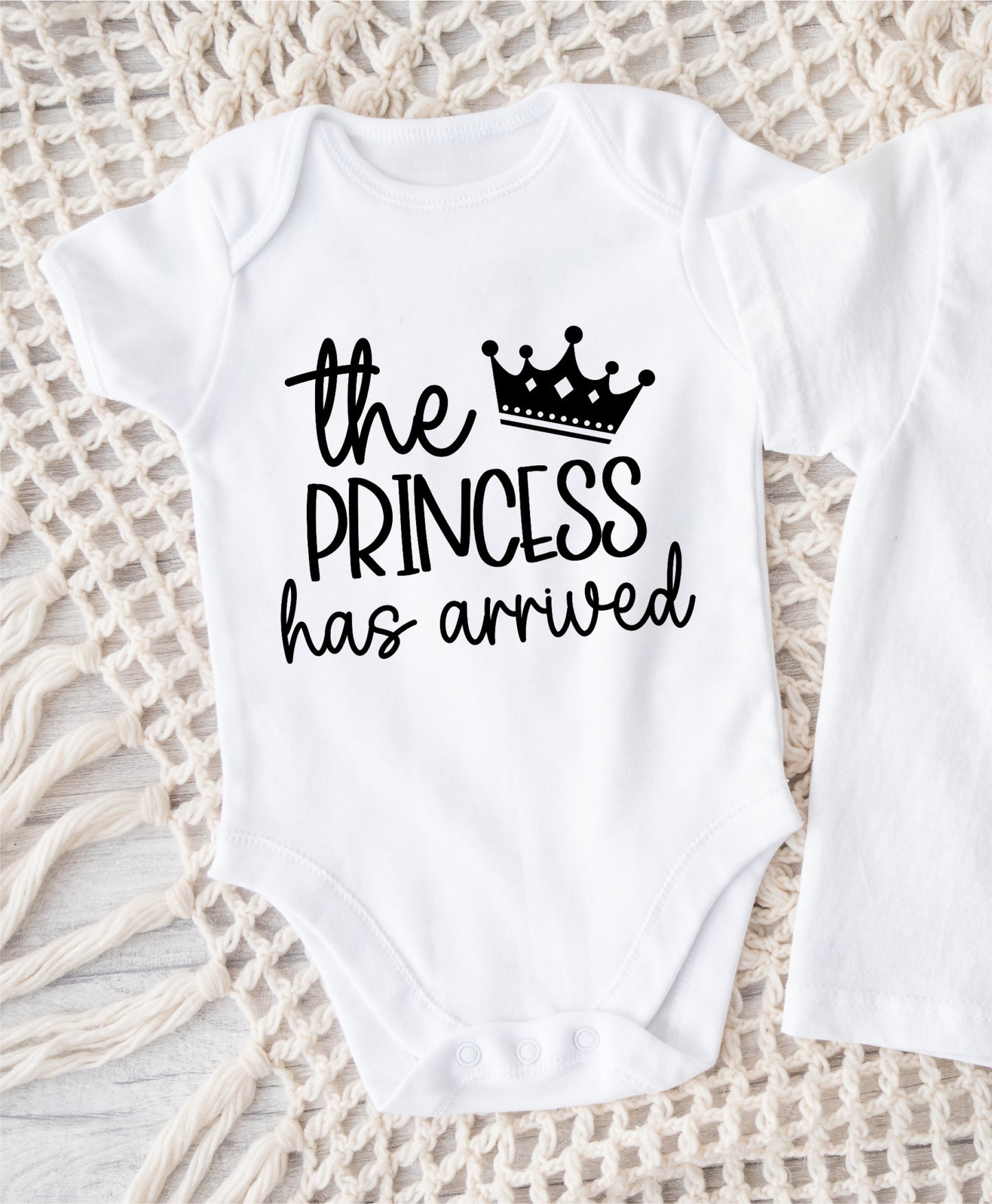 the princess has arrived onesie