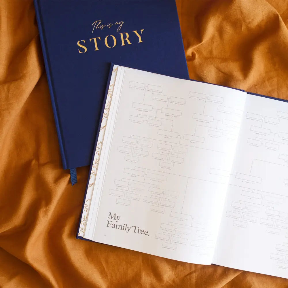 This Is My Story Memoir Journal Navy