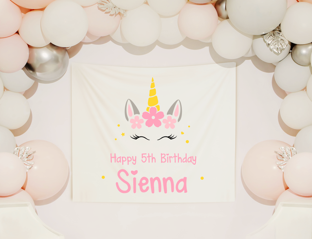 Birthday Banner - Unicorn