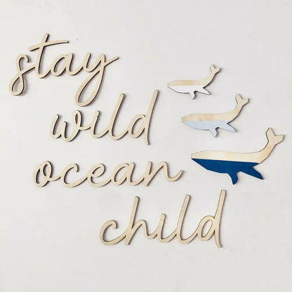 Whale Wall Decals - Timber Tinkers