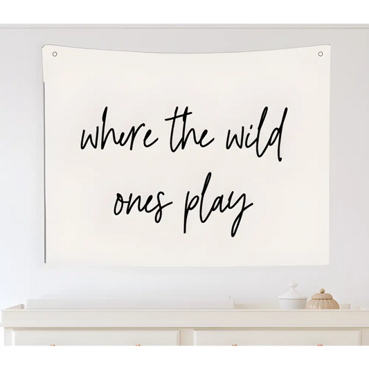 where the wild ones play Canvas Wall Hang