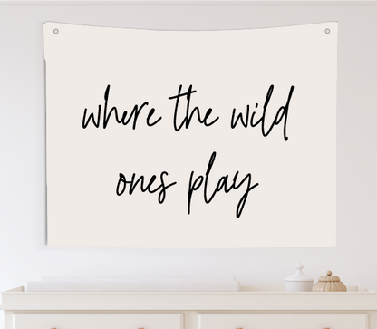 where the wild ones play Canvas Wall Hang