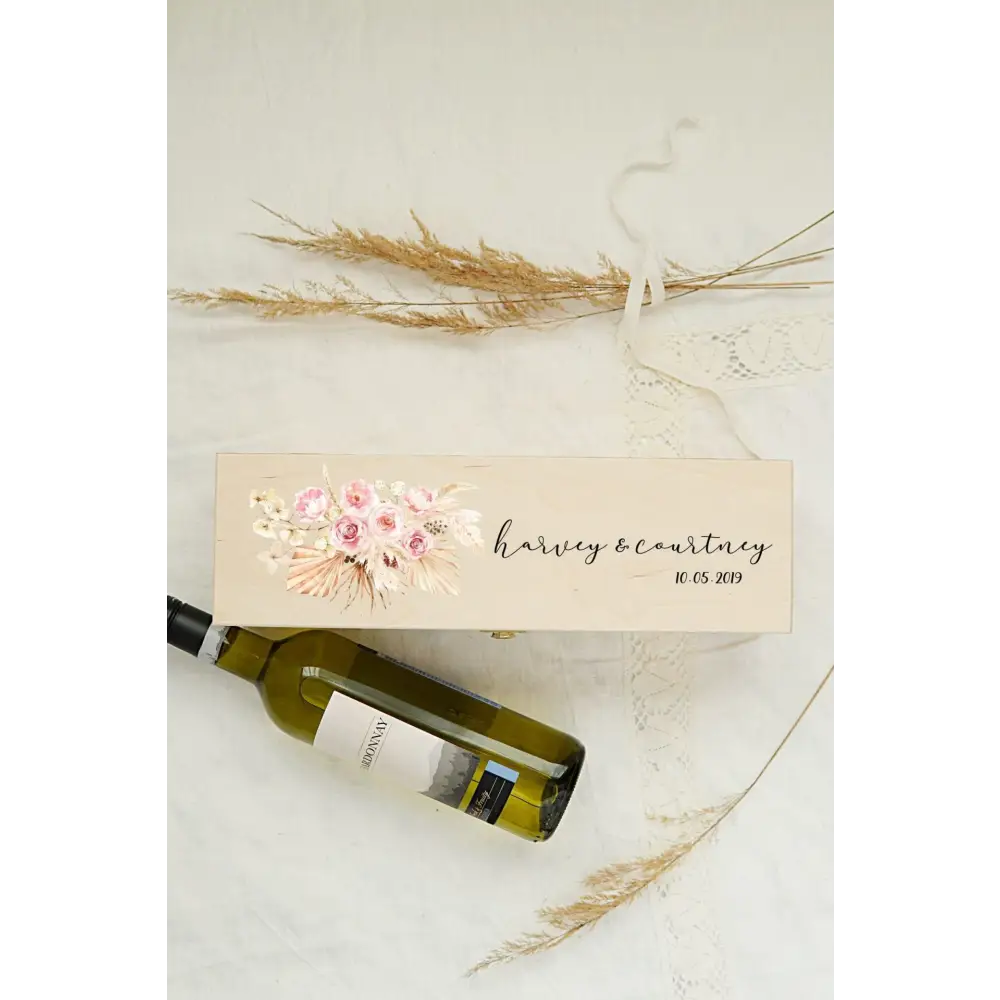 Wine Box Set - Dried Flowers