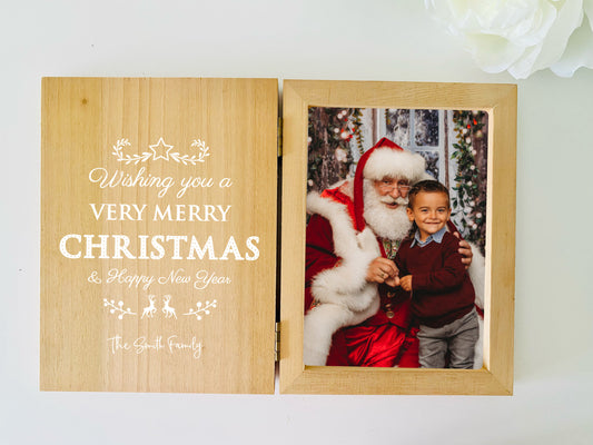 Christmas Photo Frame - Wishing you a Merry Christmas - PRE ORDER SHIPS END OCT 2024