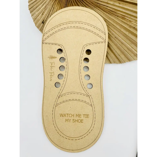 Wooden Shoe Lace Learning Kit